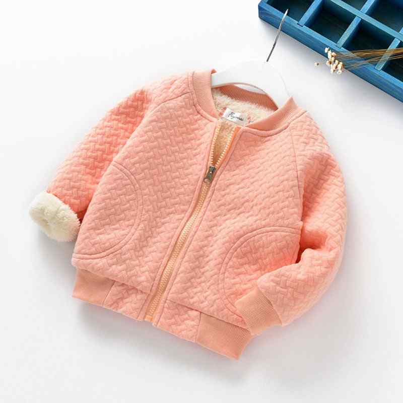 Super Cute Solid Long-sleeve Coat for Baby