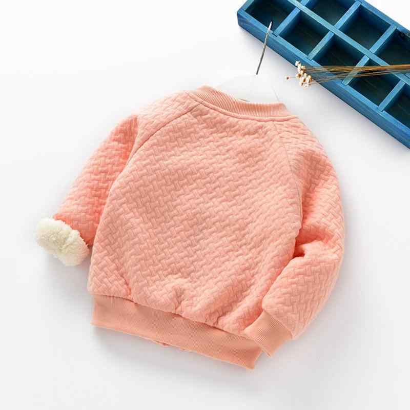 Super Cute Solid Long-sleeve Coat for Baby