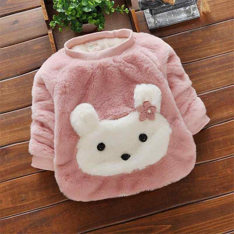 Baby / Toddler Lovely Rabbit Decor Thick Long-sleeve Sweater