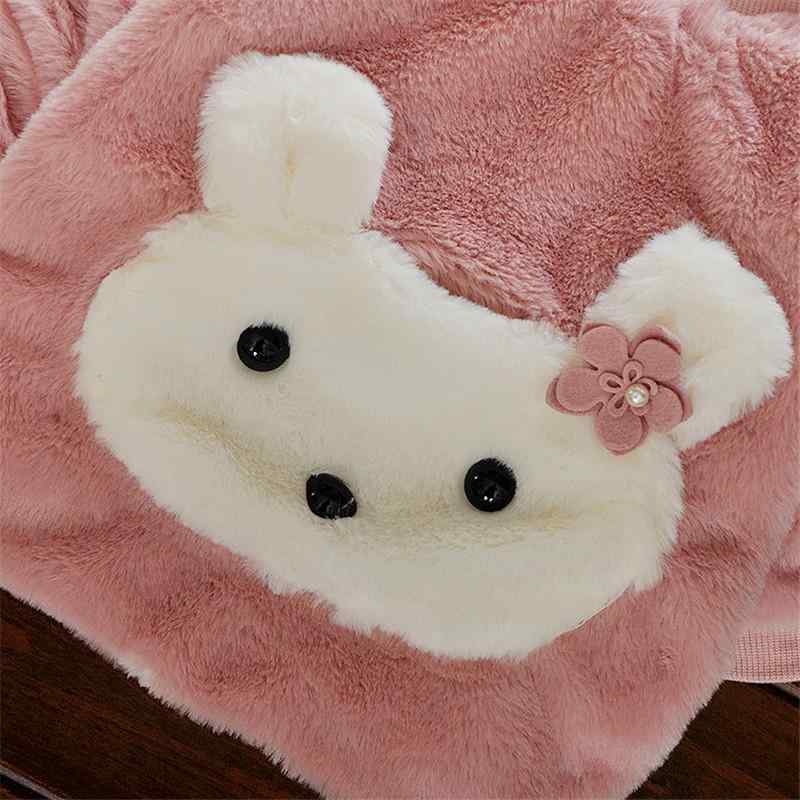 Baby / Toddler Lovely Rabbit Decor Thick Long-sleeve Sweater