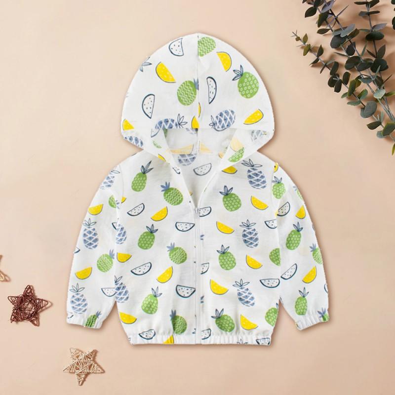 Baby / Toddler Fruit Allover Hooded Sunproof Coat