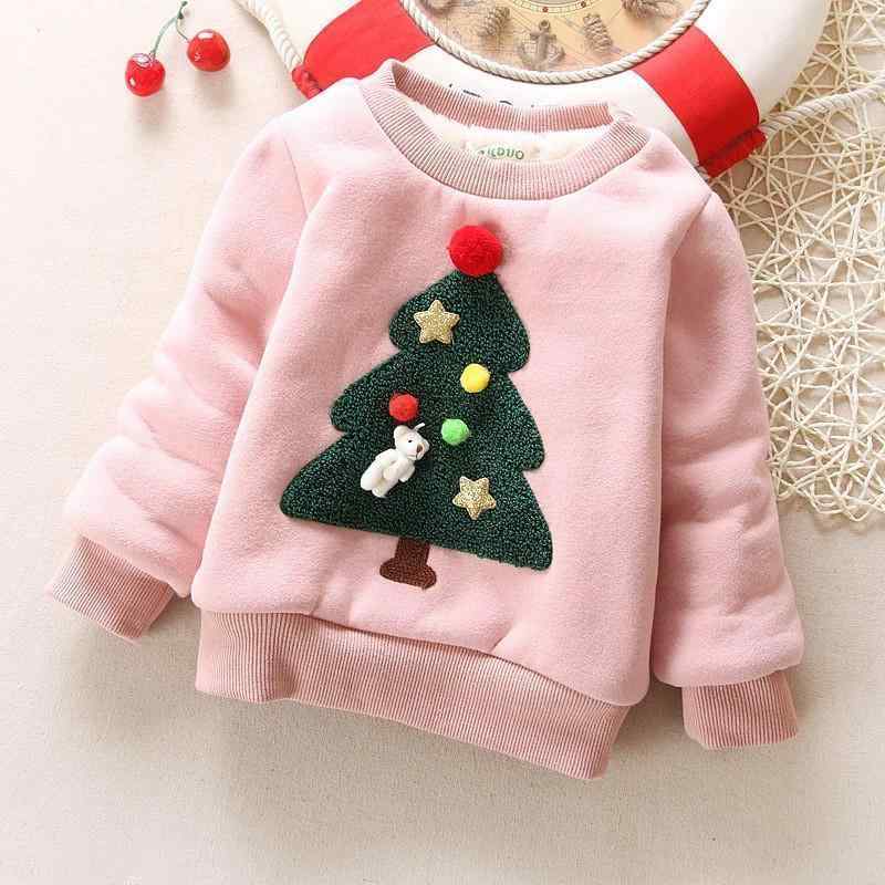 Baby / Toddler Cartoon Christmas Tree Decor Long-sleeve Sweater