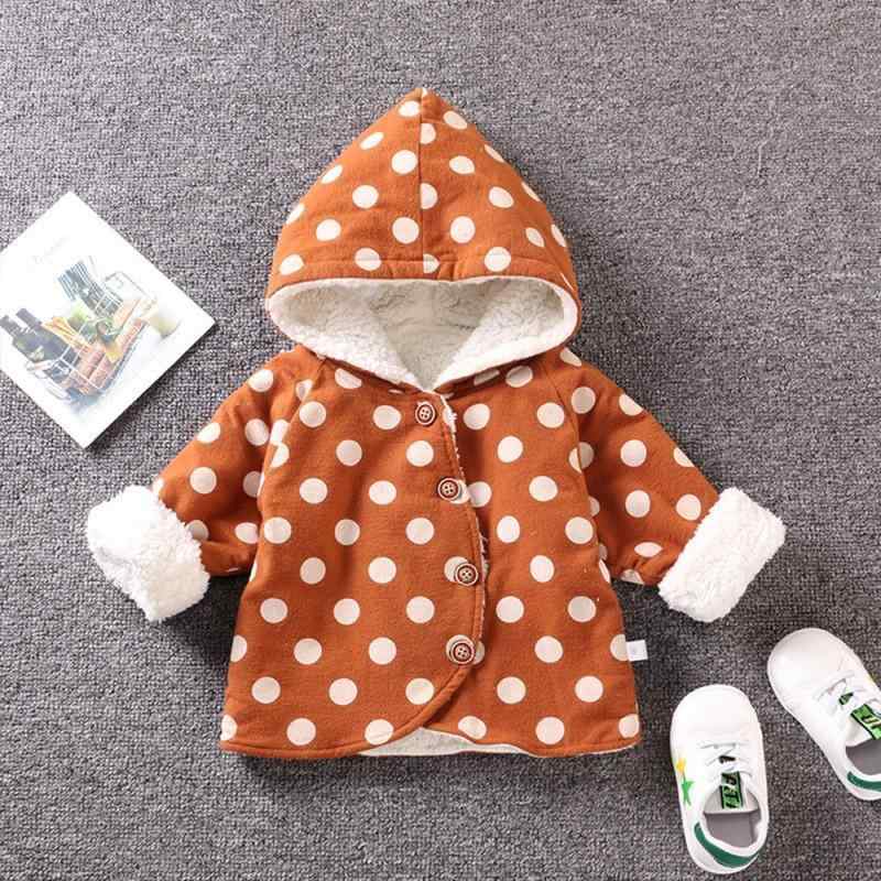 Baby / Toddler Pretty Polka Dots Hooded Coat (No shoes)