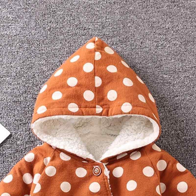 Baby / Toddler Pretty Polka Dots Hooded Coat (No shoes)