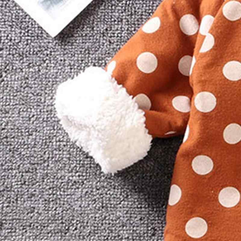 Baby / Toddler Pretty Polka Dots Hooded Coat (No shoes)