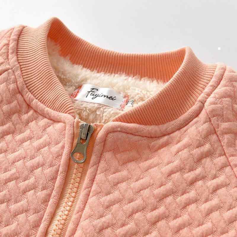 Super Cute Solid Long-sleeve Coat for Baby