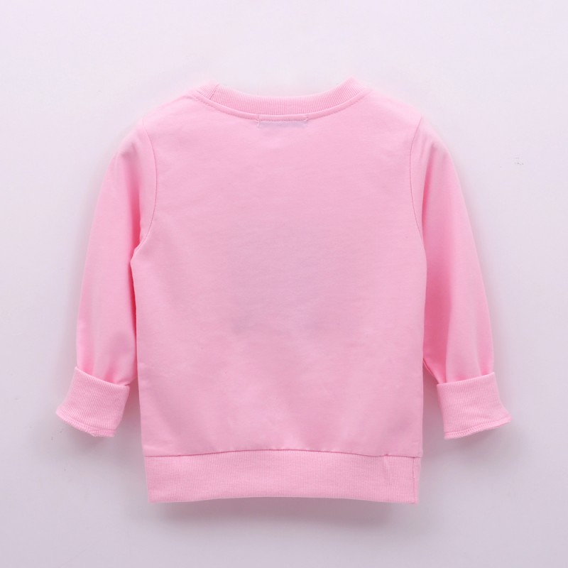 Lovely Appliqued Cat Pomom Decor Pullover for Toddler Girl and Girl