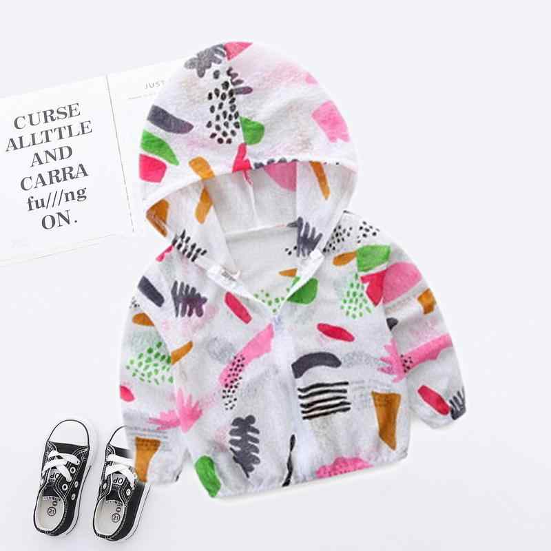 Baby / Toddler Colorful Patterned Sun-proof Hoodie