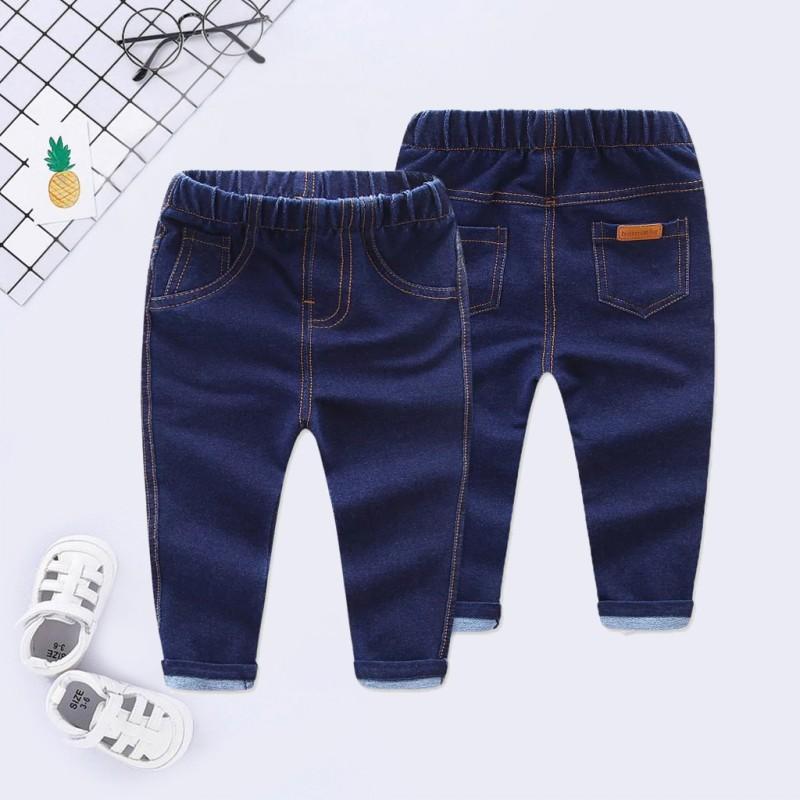 Baby / Toddler Solid Trendy Jeans