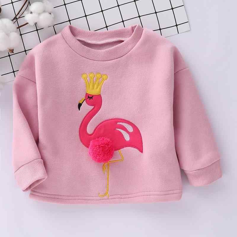 Warm Flamingo Long-sleeve Pullover