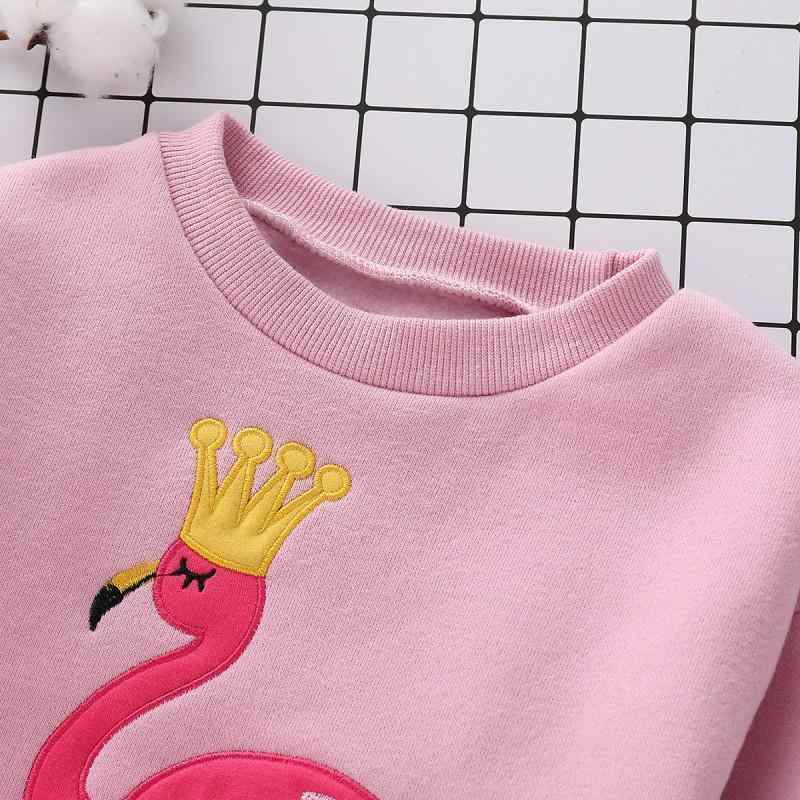 Warm Flamingo Long-sleeve Pullover