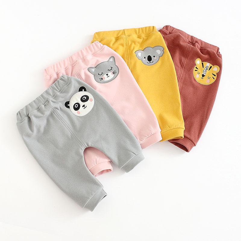 Baby / Toddler Lovely Animal Embroidery Solid Pants