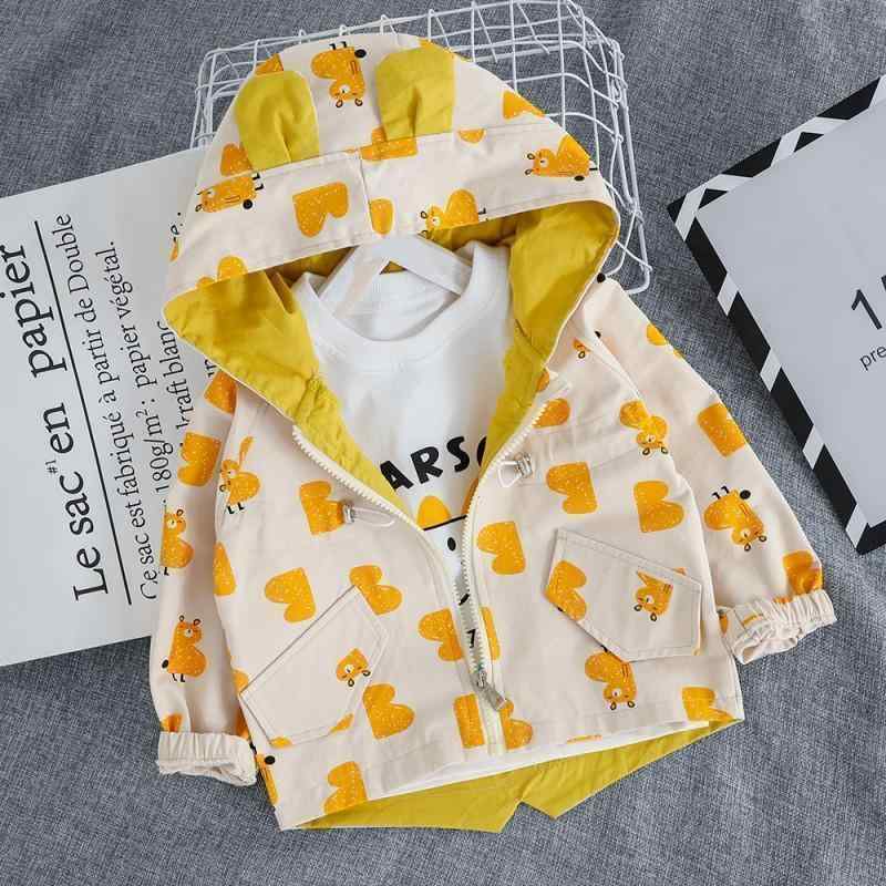 Baby / Toddler Lovely Bear Print Hooded Coat (No tee)