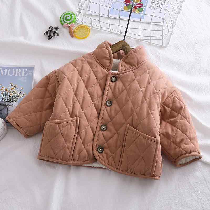 Toddler Boy / Girl Solid Thick Warm Coat