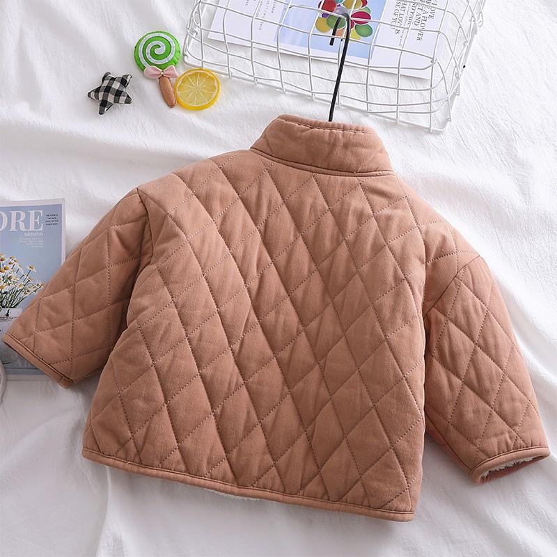 Toddler Boy / Girl Solid Thick Warm Coat