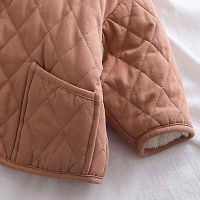 Toddler Boy / Girl Solid Thick Warm Coat