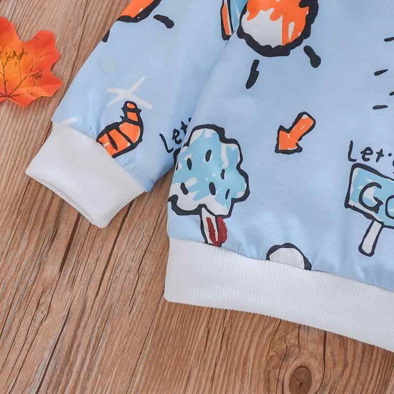 Baby / Toddler Adorable Cartoon Print Pullover